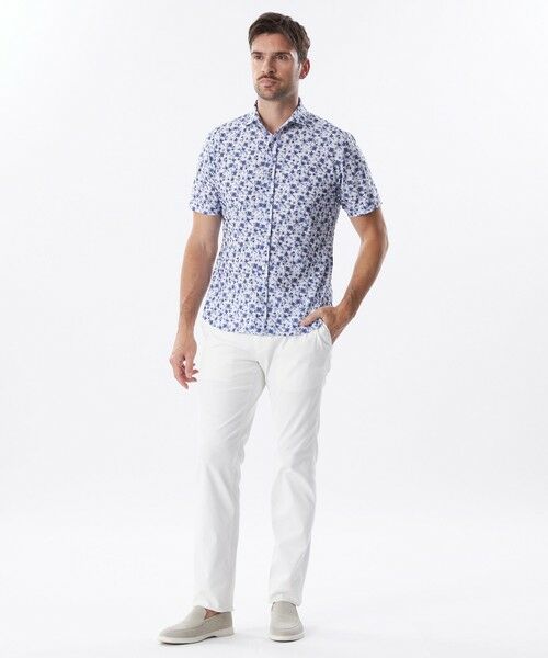 EPOCA UOMO / エポカ　ウォモ シャツ・ブラウス | フラワープリントメッシュシャツ | 詳細1