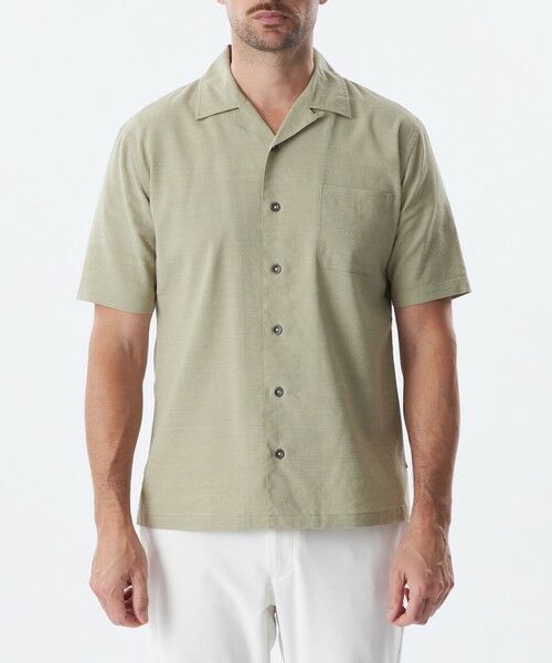EPOCA UOMO / エポカ ウォモ シャツ・ブラウス | 【Safari Lounge別注】半袖リネンストレッチシャツ | 詳細3
