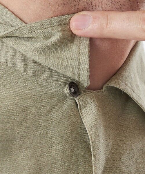 EPOCA UOMO / エポカ ウォモ シャツ・ブラウス | 【Safari Lounge別注】半袖リネンストレッチシャツ | 詳細7