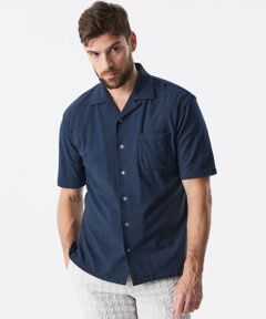 美品⭐︎EPOCA UOMO ポロシャツ　ネイビー　花柄　ハイビスカス　48 公式】EPOCA UOMO(エポカウォモ)のファッション通販 - SANYO