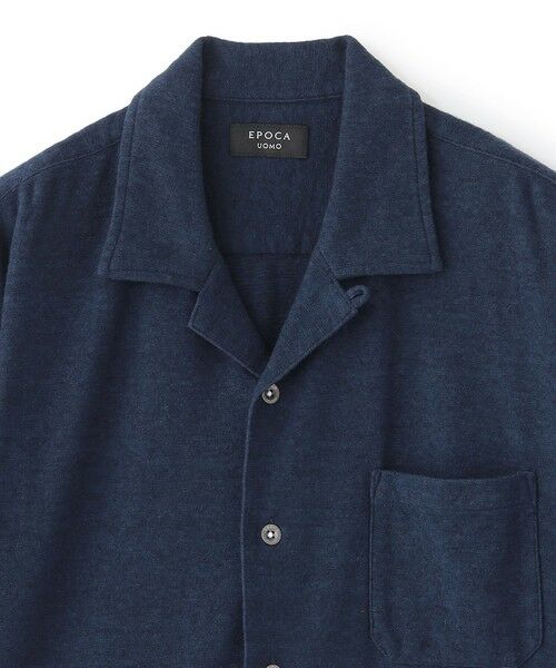 EPOCA UOMO / エポカ　ウォモ シャツ・ブラウス | ミニパイルオープンカラーシャツ | 詳細4