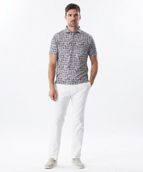 EPOCA UOMO / エポカ ウォモ その他トップス | ライン千鳥プリントポロシャツ | 詳細2