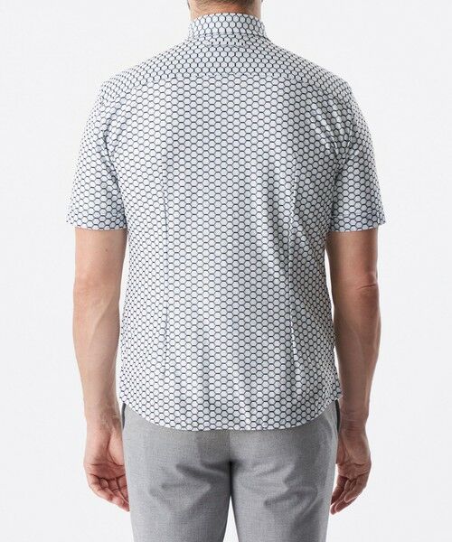 EPOCA UOMO / エポカ　ウォモ シャツ・ブラウス | ジオメトリックプリントメッシュシャツ | 詳細5