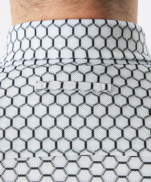 EPOCA UOMO / エポカ　ウォモ シャツ・ブラウス | ジオメトリックプリントメッシュシャツ | 詳細8