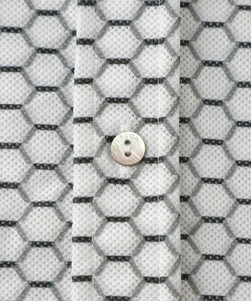 EPOCA UOMO / エポカ　ウォモ シャツ・ブラウス | ジオメトリックプリントメッシュシャツ | 詳細9
