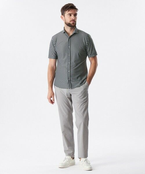 EPOCA UOMO / エポカ　ウォモ シャツ・ブラウス | ジオメトリックプリントメッシュシャツ | 詳細2