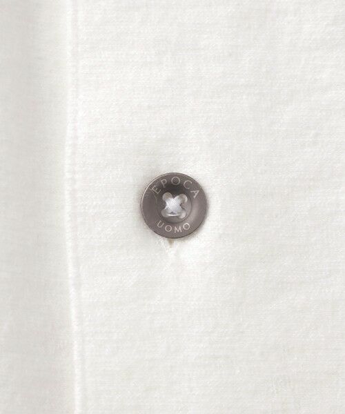EPOCA UOMO / エポカ ウォモ シャツ・ブラウス | ミニパイルオープンカラーシャツ | 詳細9