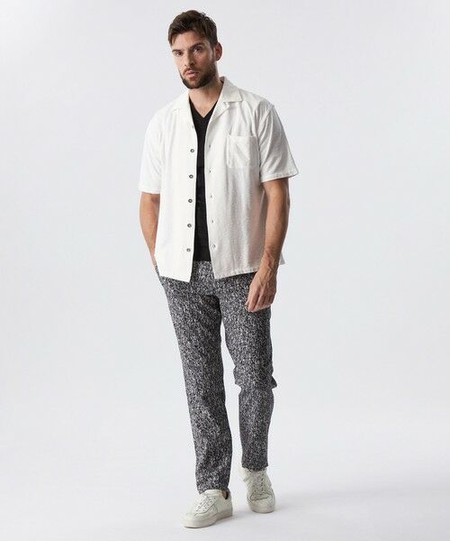 EPOCA UOMO / エポカ ウォモ シャツ・ブラウス | ミニパイルオープンカラーシャツ | 詳細1