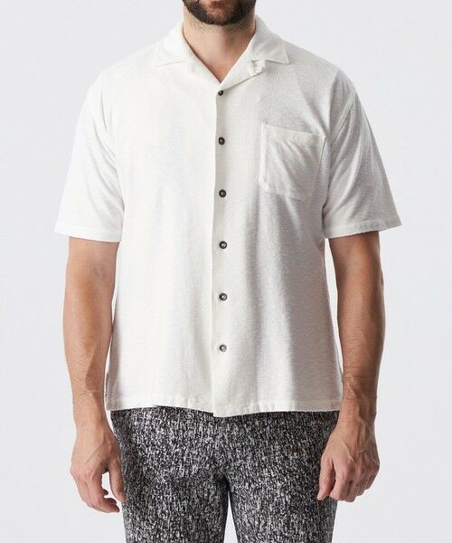 EPOCA UOMO / エポカ ウォモ シャツ・ブラウス | ミニパイルオープンカラーシャツ | 詳細2