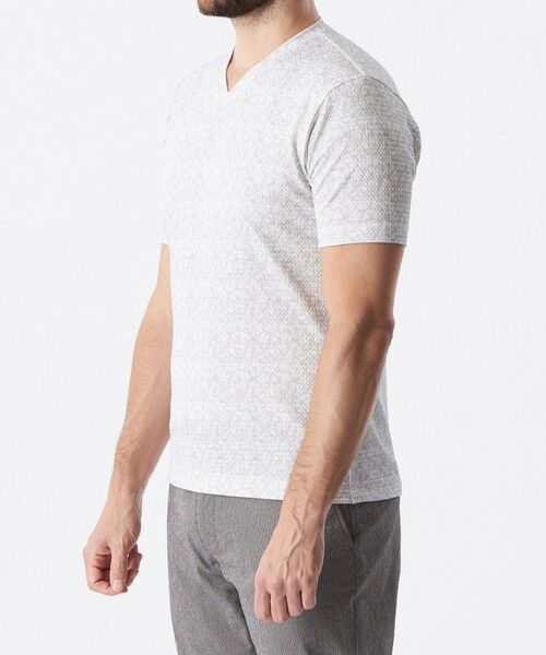 EPOCA UOMO / エポカ　ウォモ その他トップス | ギンガムサッカージャージーカットソー | 詳細4