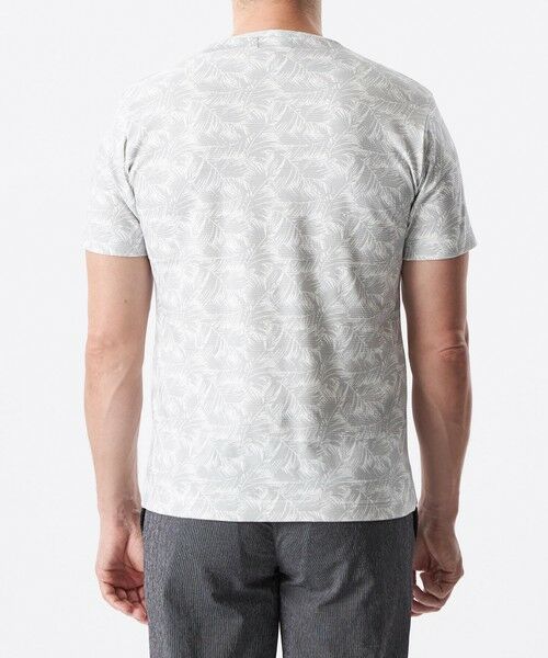 EPOCA UOMO / エポカ　ウォモ その他トップス | ボーダージャカードリーフプリントカットソー | 詳細5