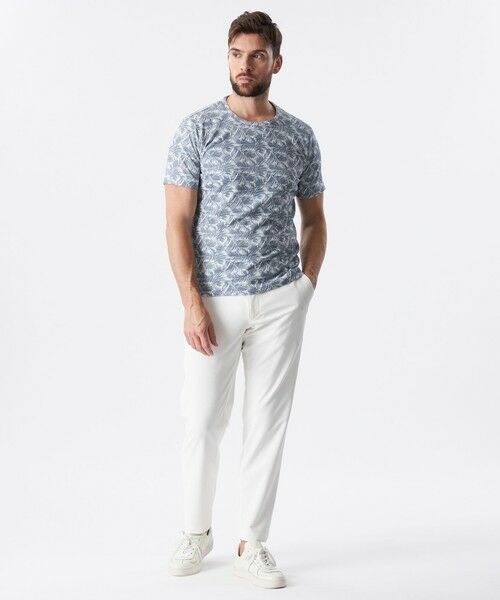 EPOCA UOMO / エポカ　ウォモ その他トップス | ボーダージャカードリーフプリントカットソー | 詳細2