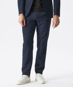美品　EPOCA パンツ　ネイビー　エポカ　リボン　クロップド 24 TWENTY FOUR Noble】 テーパードパンツ(パンツ)｜EPOCA