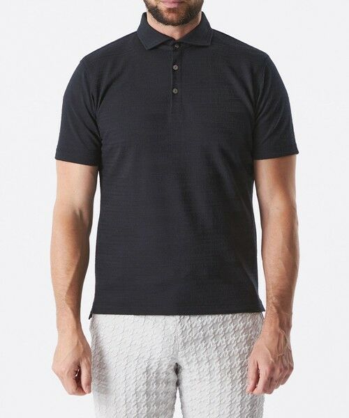 EPOCA UOMO / エポカ　ウォモ その他トップス | クラッシュジオメボーダーポロシャツ | 詳細3