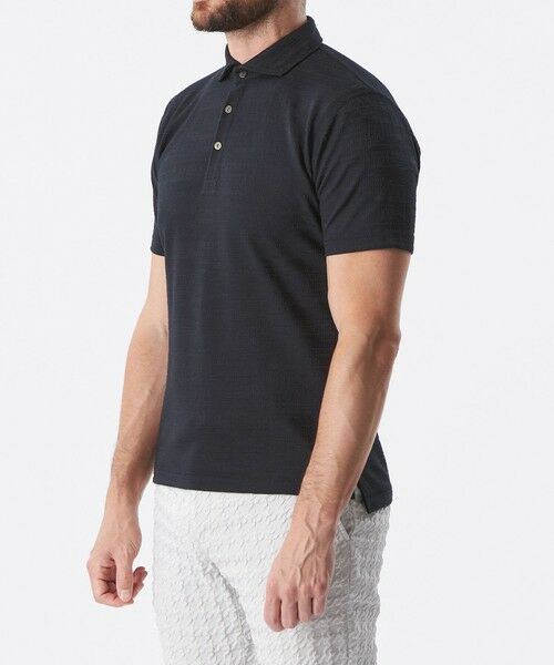 EPOCA UOMO / エポカ　ウォモ その他トップス | クラッシュジオメボーダーポロシャツ | 詳細4