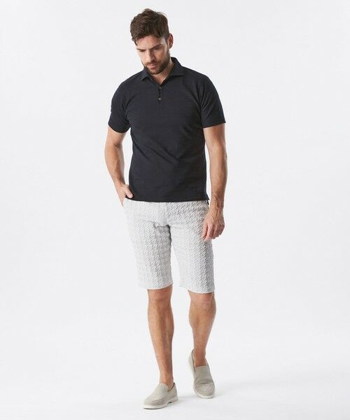 EPOCA UOMO / エポカ　ウォモ その他トップス | クラッシュジオメボーダーポロシャツ | 詳細2