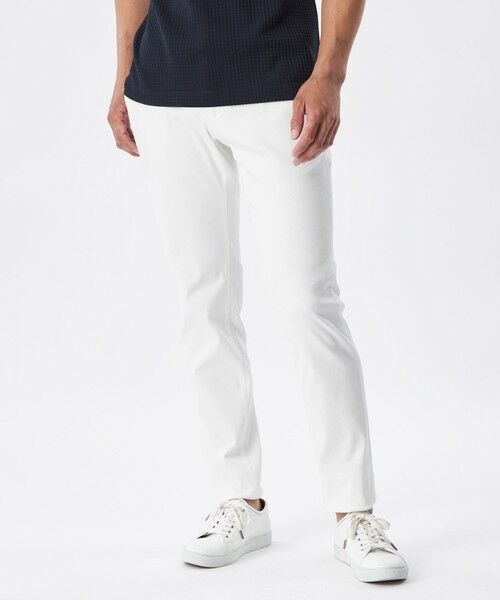 EPOCA UOMO / エポカ ウォモ その他パンツ | ハイパワーストレッチドビーパンツ(ホワイト)