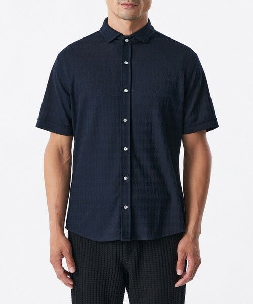 EPOCA UOMO / エポカ　ウォモ シャツ・ブラウス | シャドー千鳥シャツ | 詳細3