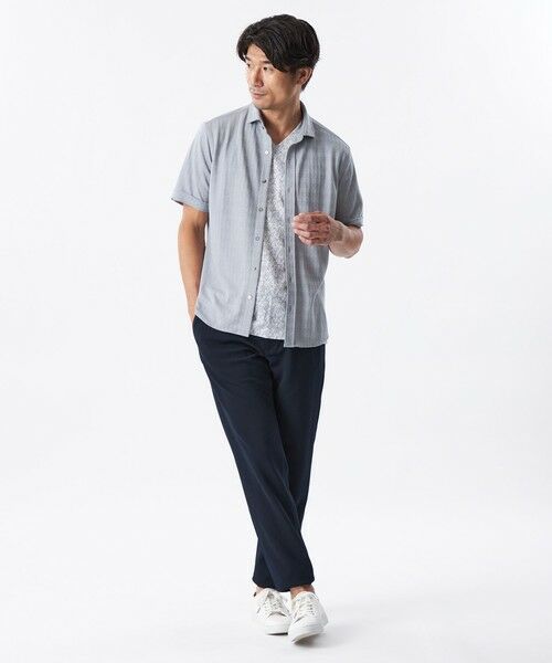 EPOCA UOMO / エポカ　ウォモ シャツ・ブラウス | シャドー千鳥シャツ | 詳細1