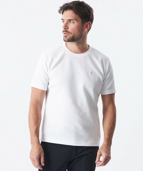 EPOCA UOMO / エポカ ウォモ その他トップス | ウェーブワッフルカットソー(ホワイト)