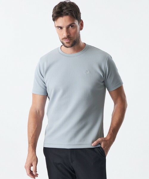 EPOCA UOMO / エポカ ウォモ その他トップス | ウェーブワッフルカットソー(グレー系2)