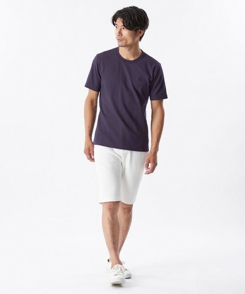 EPOCA UOMO / エポカ　ウォモ その他トップス | スクエアリンクスジャカードカットソー | 詳細4