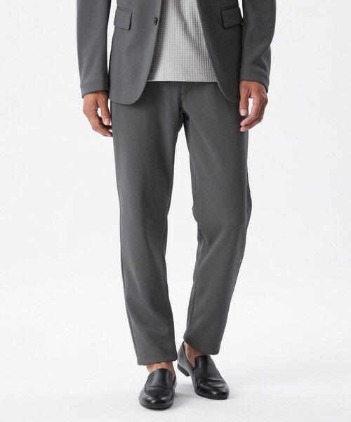 EPOCA UOMO/エポカ ウォモ 【セットアップ対応】ウエーブ千鳥パンツ グレー系2 48 EPOCA UOMO/エポカ ウォモ 【セットアップ対応】ウエーブ千鳥パンツ グレー系2 48