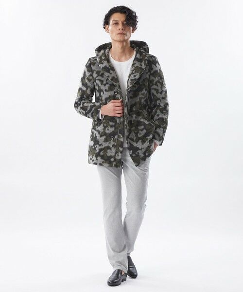 EPOCA UOMO / エポカ ウォモ その他アウター | 【PRIMA COLLECTION】カモフラフーデッドコート | 詳細1