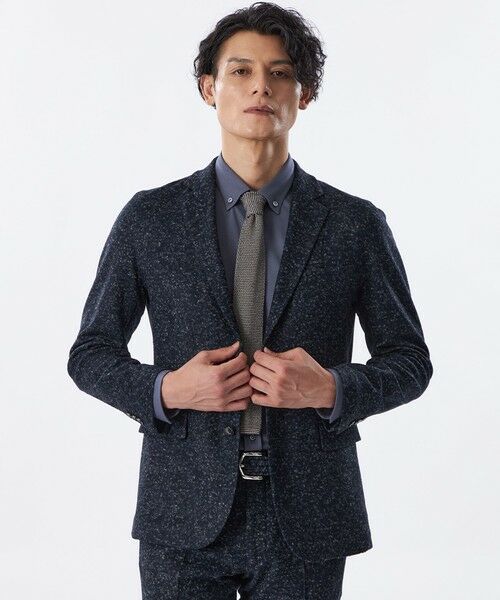 EPOCA UOMO/エポカ ウォモ 【PRIMA COLLECTION】【セットアップ対応】コンフォータブルジャケット ネイビー 44 EPOCA UOMO/エポカ ウォモ 【PRIMA COLLECTION】【セットアップ対応】コンフォータブルジャケット ネイビー 44