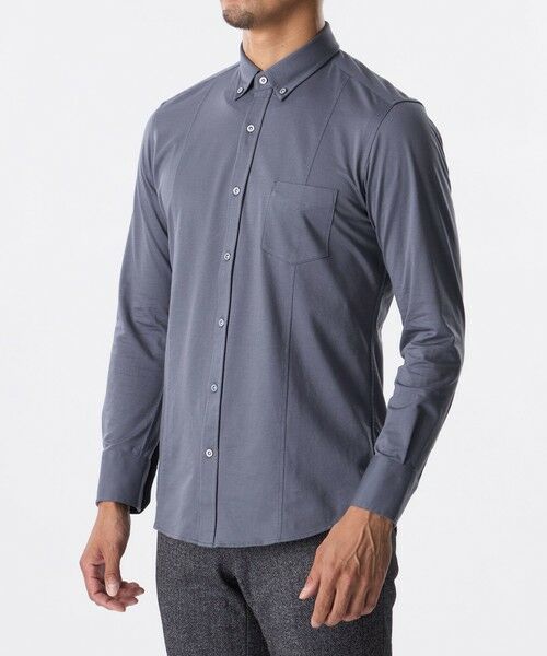 EPOCA UOMO / エポカ ウォモ シャツ・ブラウス | ブライトポリエステル混ロングスリーブシャツ | 詳細6