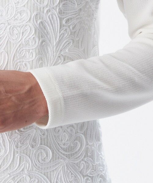 EPOCA UOMO / エポカ ウォモ その他トップス | 【PRIMA COLLECTION】ストライプベロア刺繍ロングスリーブTシャツ | 詳細6