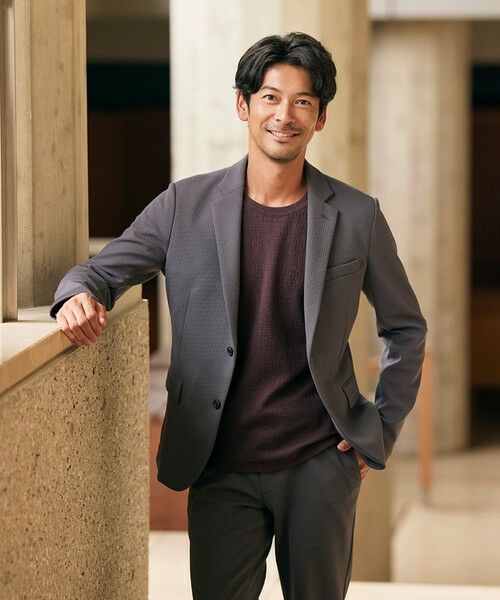 EPOCA UOMO / エポカ　ウォモ その他トップス | ＊Safari11月号掲載＊ラインブリスタージャカードカットソー | 詳細1