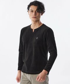 EPOCA UOMO / エポカ　ウォモ その他トップス | ＊Safari11月号掲載＊ベロアジャージーキーネックカットソー