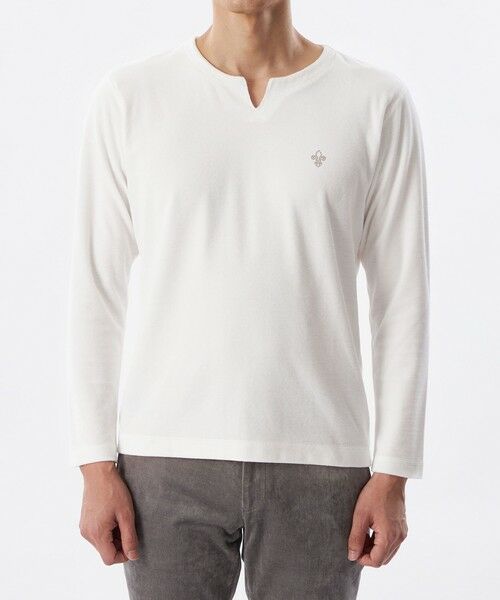 EPOCA UOMO / エポカ　ウォモ その他トップス | ＊Safari11月号掲載＊ベロアジャージーキーネックカットソー | 詳細3