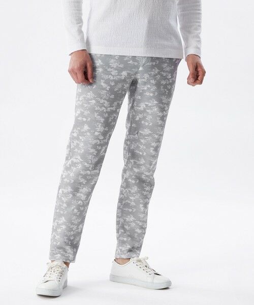 EPOCA UOMO/エポカ ウォモ 【PRIMA COLLECTION】【セットアップ対応】にじみカモフラプリントパンツ ライトグレー 50 EPOCA UOMO/エポカ ウォモ 【PRIMA COLLECTION】【セットアップ対応】にじみカモフラプリントパンツ ライトグレー 50