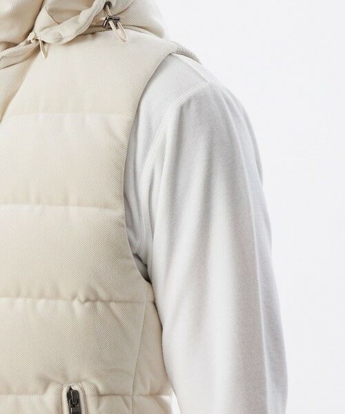 EPOCA UOMO / エポカ　ウォモ ブルゾン | ＊Safari11月号掲載＊ベロアツイルジャージーダウンベスト | 詳細8