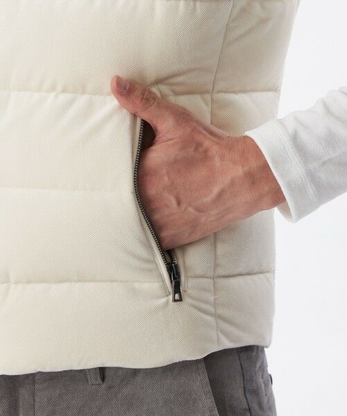 EPOCA UOMO / エポカ　ウォモ ブルゾン | ＊Safari11月号掲載＊ベロアツイルジャージーダウンベスト | 詳細9