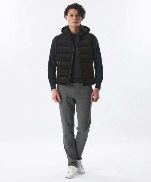 EPOCA UOMO / エポカ　ウォモ ブルゾン | ＊Safari11月号掲載＊ベロアツイルジャージーダウンベスト | 詳細2