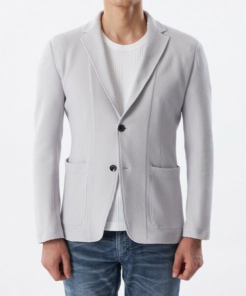 EPOCA UOMO / エポカ　ウォモ その他トップス | 【Safari Lounge別注】ポリエステルライトニットジャケット | 詳細3