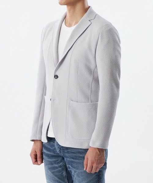 EPOCA UOMO / エポカ　ウォモ その他トップス | 【Safari Lounge別注】ポリエステルライトニットジャケット | 詳細4