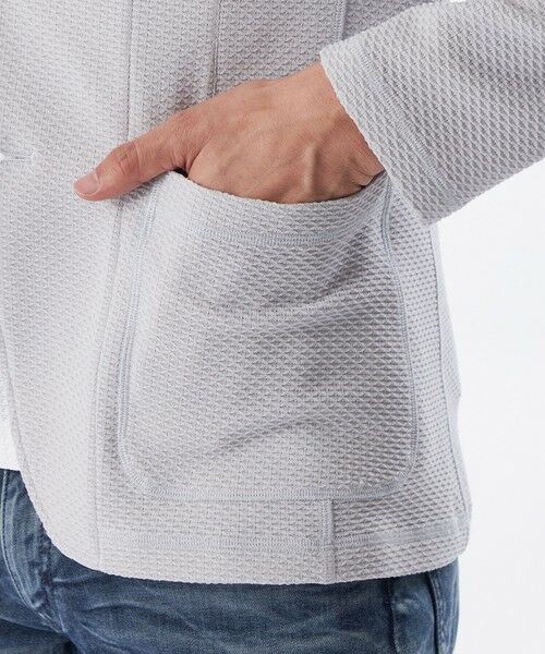 EPOCA UOMO / エポカ　ウォモ その他トップス | 【Safari Lounge別注】ポリエステルライトニットジャケット | 詳細7