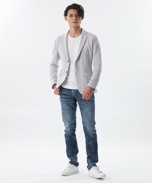 EPOCA UOMO / エポカ　ウォモ その他トップス | 【Safari Lounge別注】ポリエステルライトニットジャケット | 詳細1