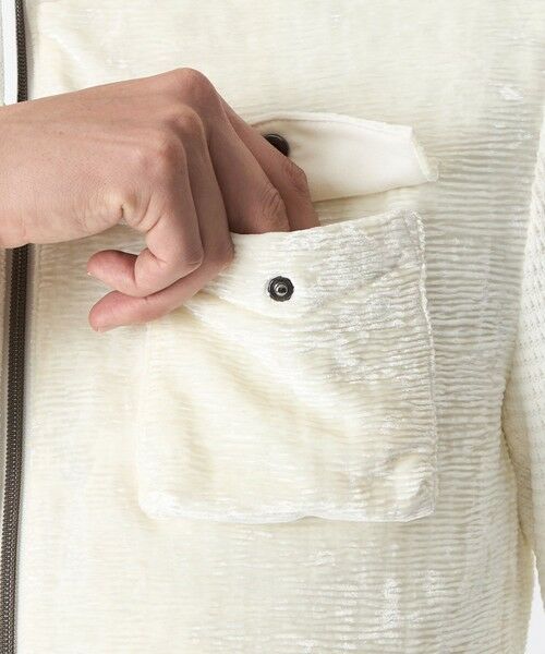 EPOCA UOMO / エポカ ウォモ その他トップス | 【PRIMA COLLECTION】クラッシュベロアプリーツブルゾン | 詳細6