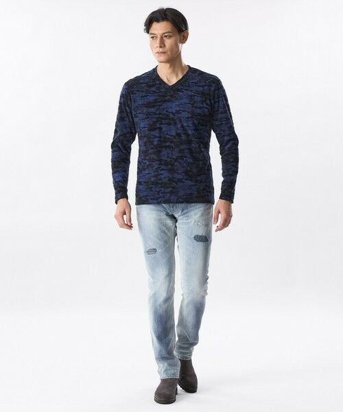 EPOCA UOMO / エポカ ウォモ その他パンツ | 【PRIMA COLLECTION】ダメージソフトストレッチデニム | 詳細1