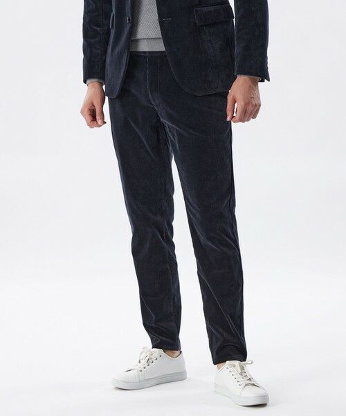 EPOCA UOMO / エポカ ウォモ その他パンツ | 【セットアップ対応】細コーデュロイパンツ(ダークネイビー)