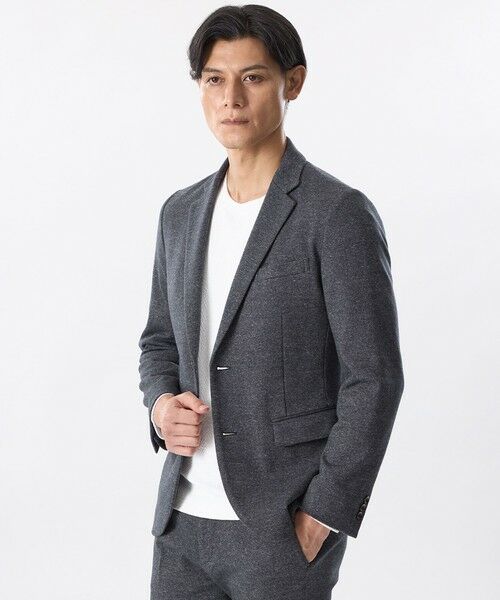 EPOCA UOMO / エポカ ウォモ その他アウター | 【セットアップ対応】ウールジャージージャケット(ダークネイビー)