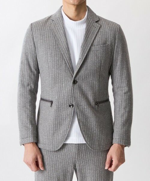 EPOCA UOMO / エポカ ウォモ その他アウター | 【セットアップ対応】ストライプ中わたジャケット | 詳細3