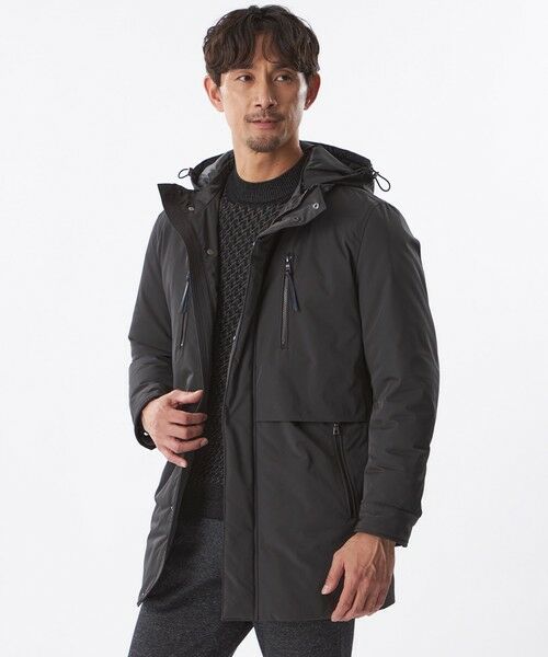 EPOCA UOMO/エポカ ウォモ ポリエステルツイルミドルブルゾン グレー系2 50 EPOCA UOMO/エポカ ウォモ ポリエステルツイルミドルブルゾン グレー系2 50