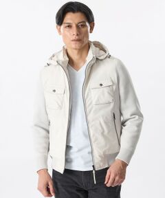 EPOCA UOMO / エポカ　ウォモ ブルゾン | ポリエステルツイルコンビブルゾン