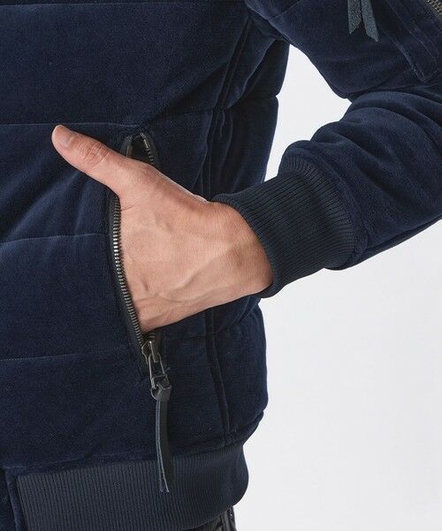 EPOCA UOMO / エポカ　ウォモ ブルゾン | 【Safari Lounge別注】ベロアジャージー中わたブルゾン | 詳細7